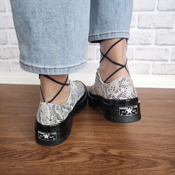 ⭐Converse Chuck 70 National Suede Snake Print Platform 7.5 Womens Shoes A15045C⭐ - Picture 6 of 14